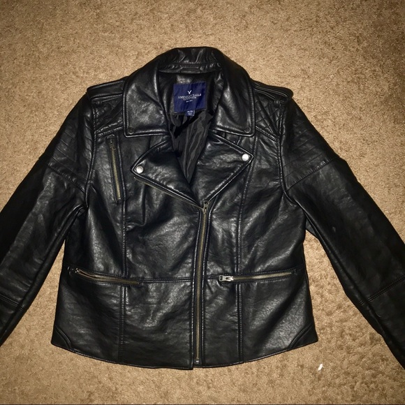 american eagle leather jacket